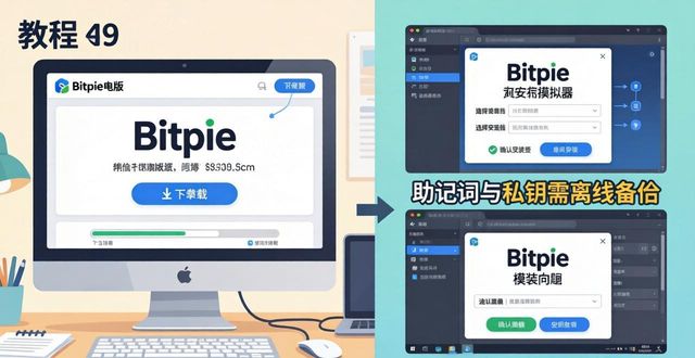 比特派钱包使用方法教学图文_如何下载Bitpie比特派钱包的电脑版？_2021比特派钱包使用视频